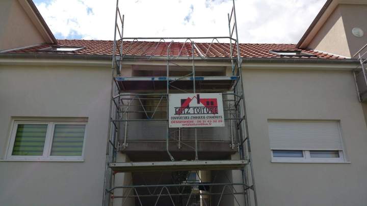 Installation bardage façade Colmar